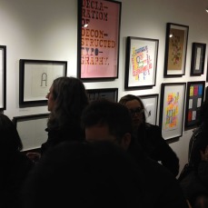 EAT LEAD / a letterpress show curated by Pixel Press at Atom Gallery - Opening night